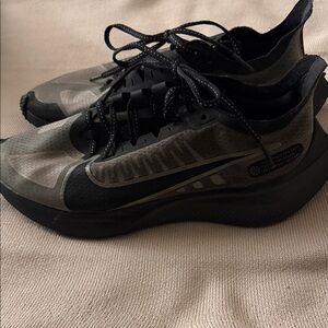 Nike Black and Gray Running Shoes